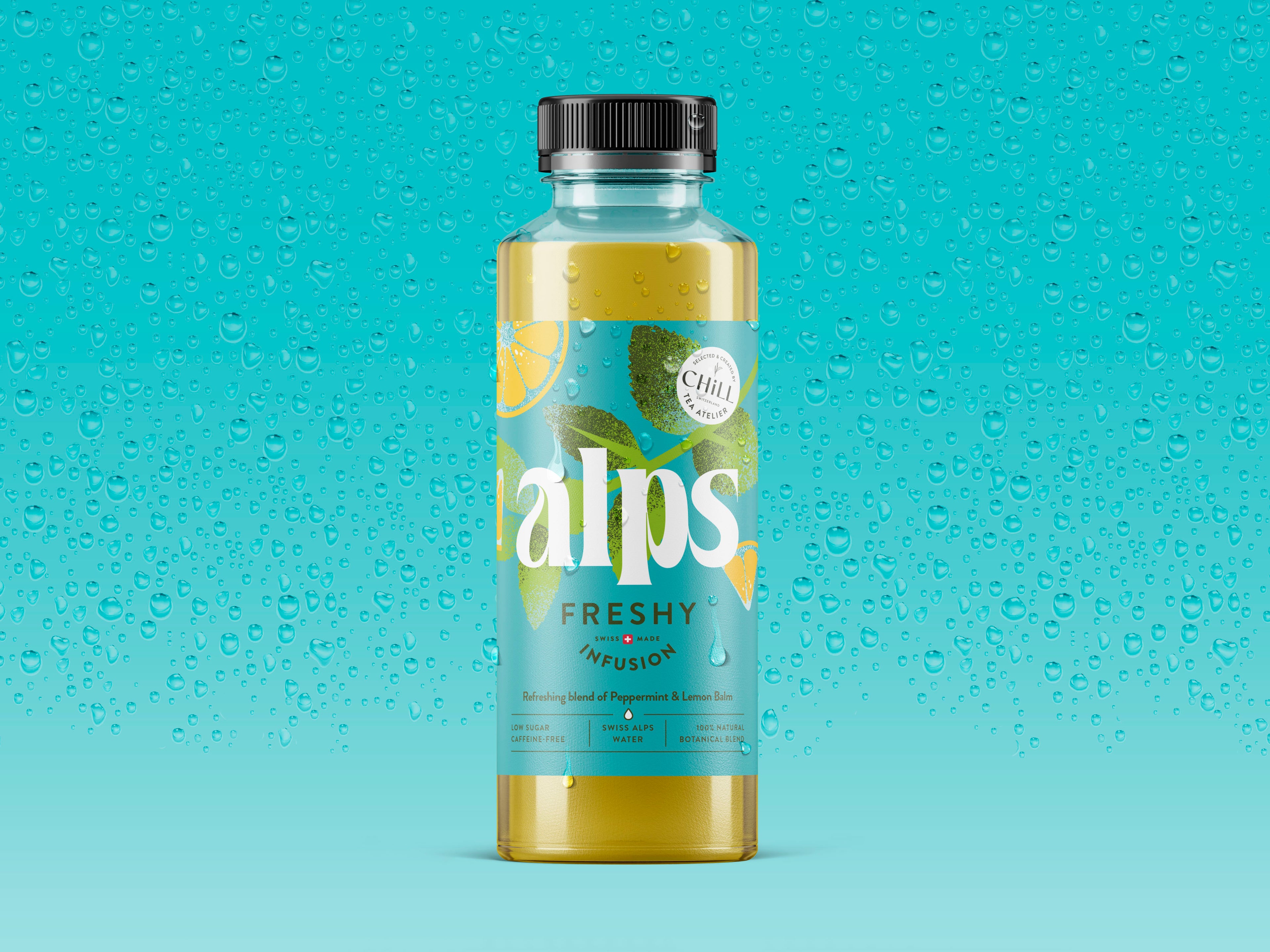 FRESHY ALPS INFUSION - Menthe poivrée, Mélisse & Ortie
