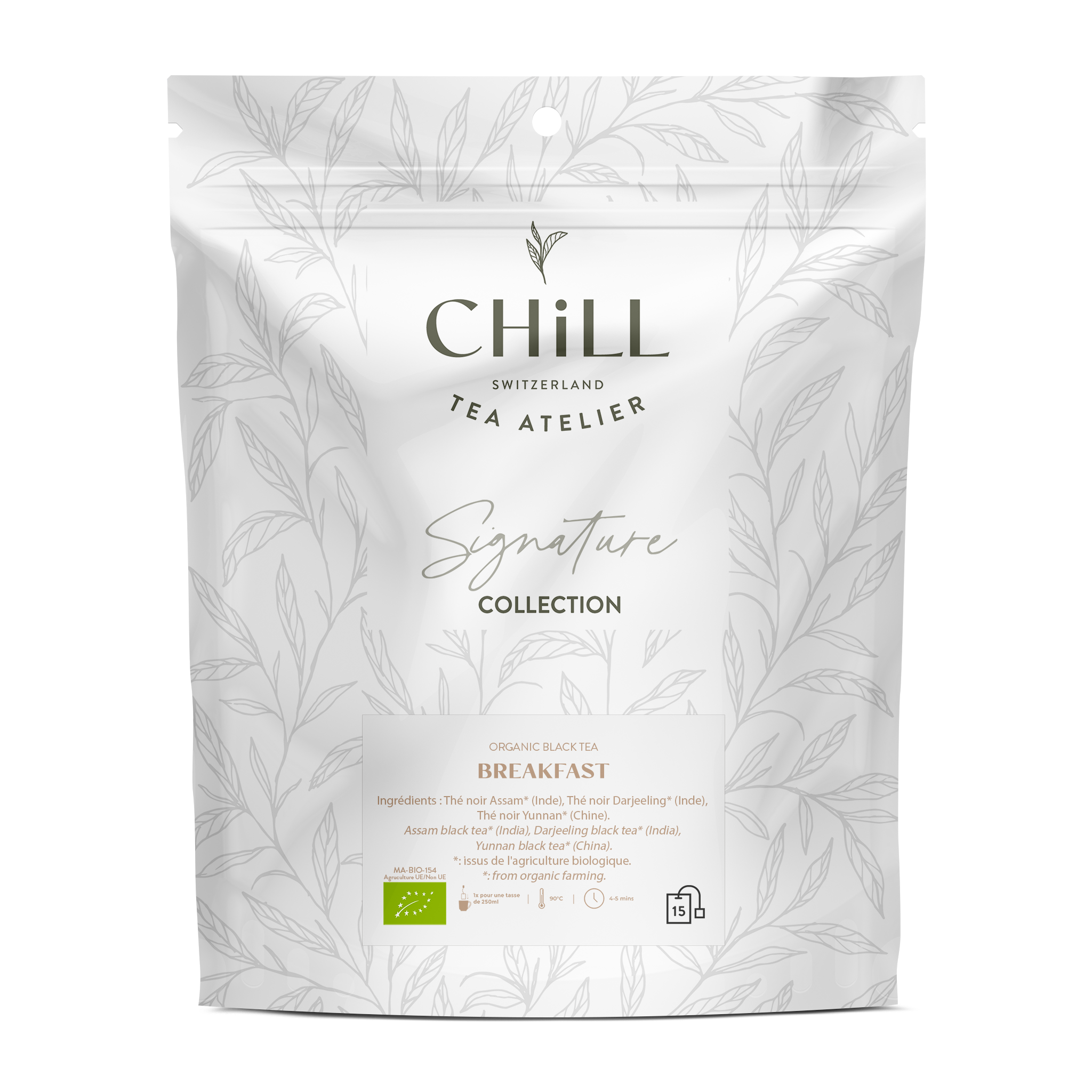 Breakfast - Sachets – Thé & infusion bio | Chill Tea Atelier Lausanne