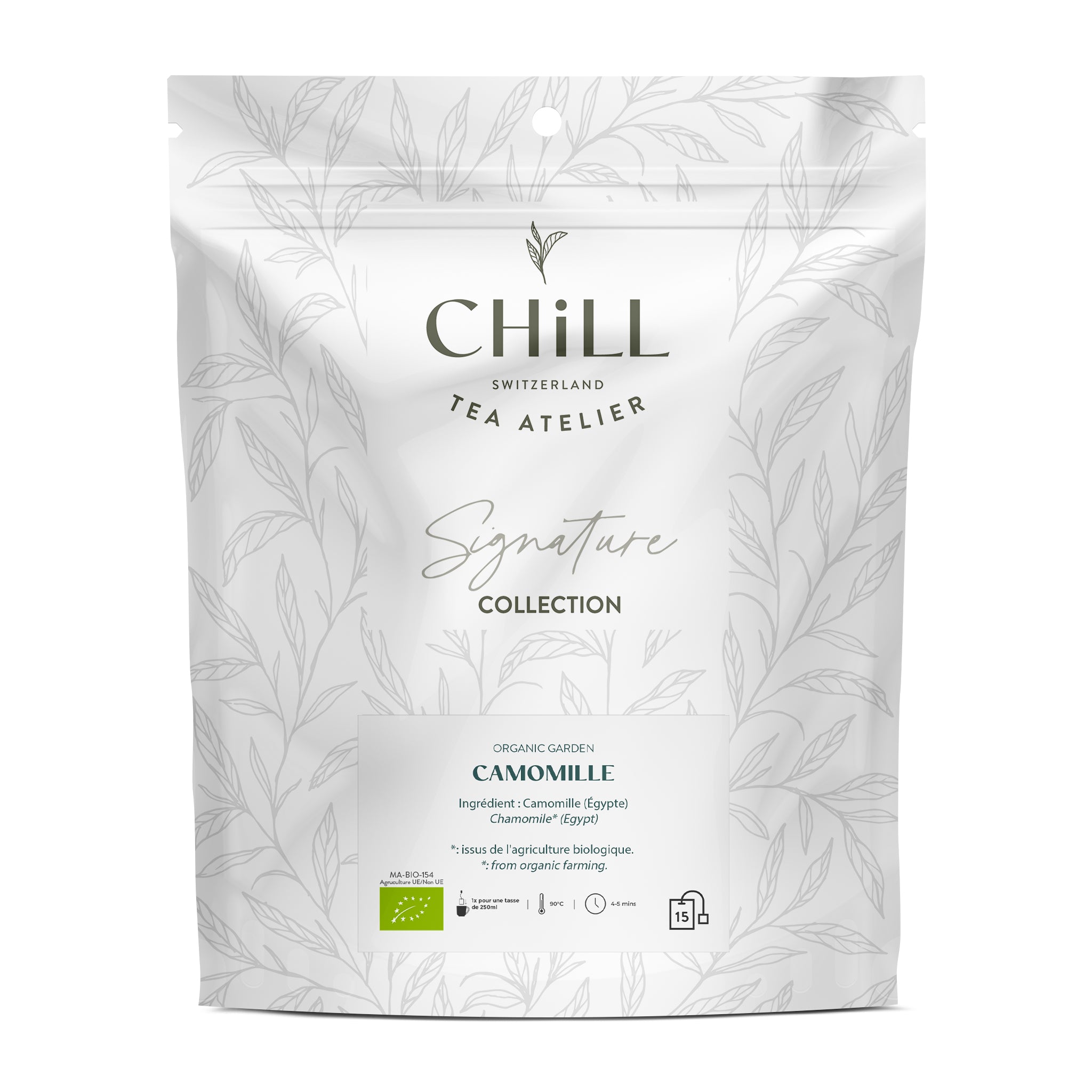 Camomille - Sachets – Thé & infusion bio | Chill Tea Atelier Lausanne