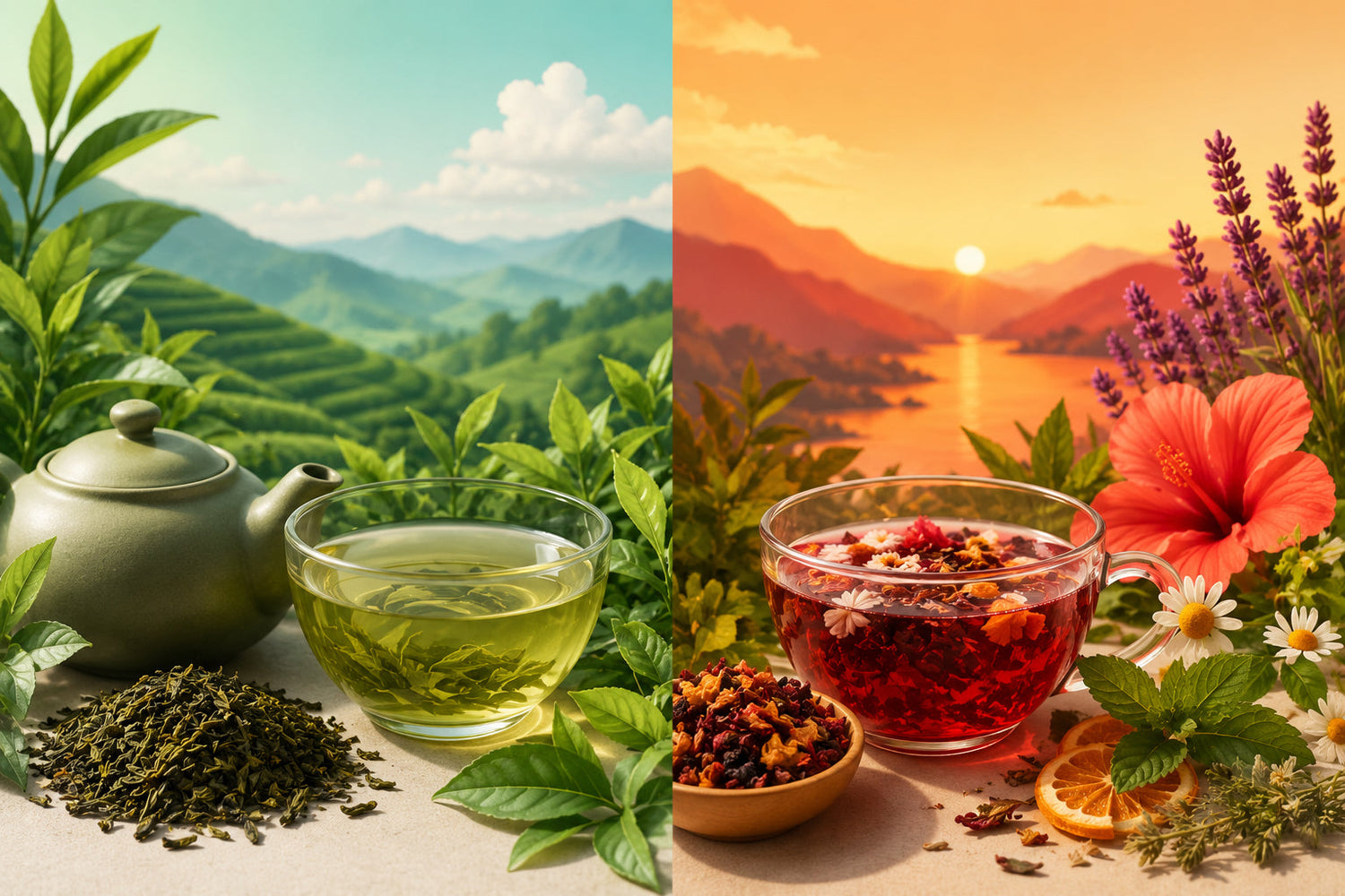 Thé Vert ou Infusion : Quelle boisson choisir selon vos besoins ?