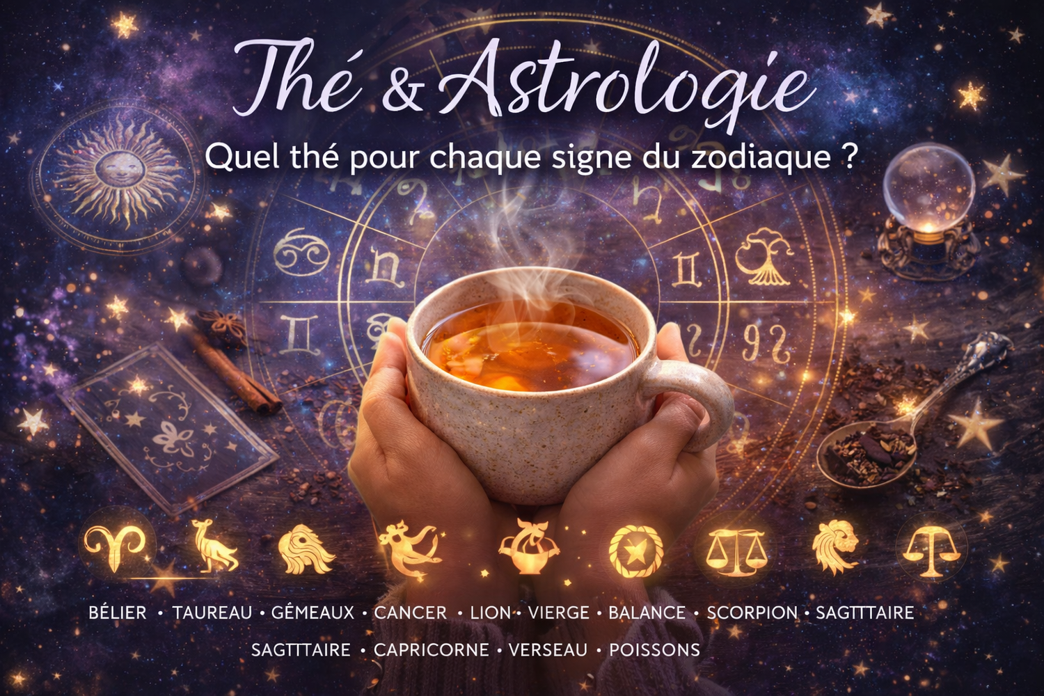 Thé et Astrologie : Quel thé correspond à votre signe du zodiaque ?