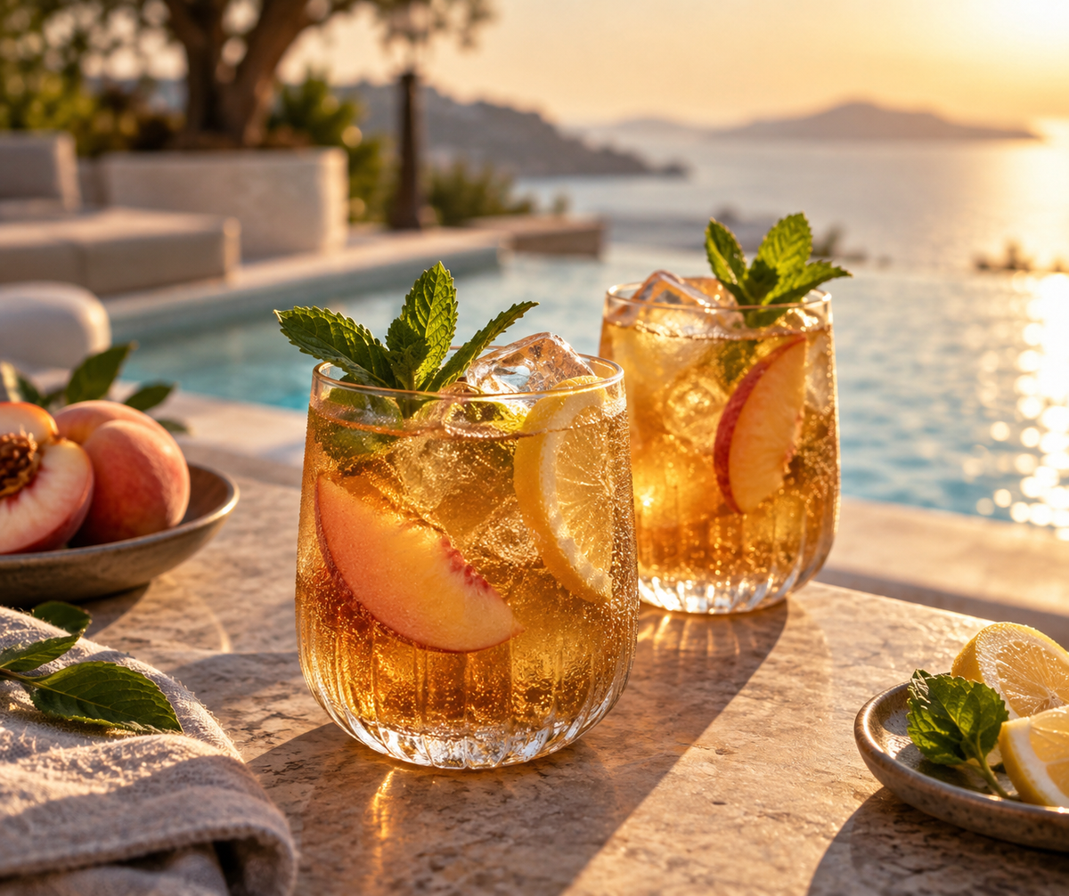 Hojicha Sunset Tonic : la recette glacée qui prolonge l’été