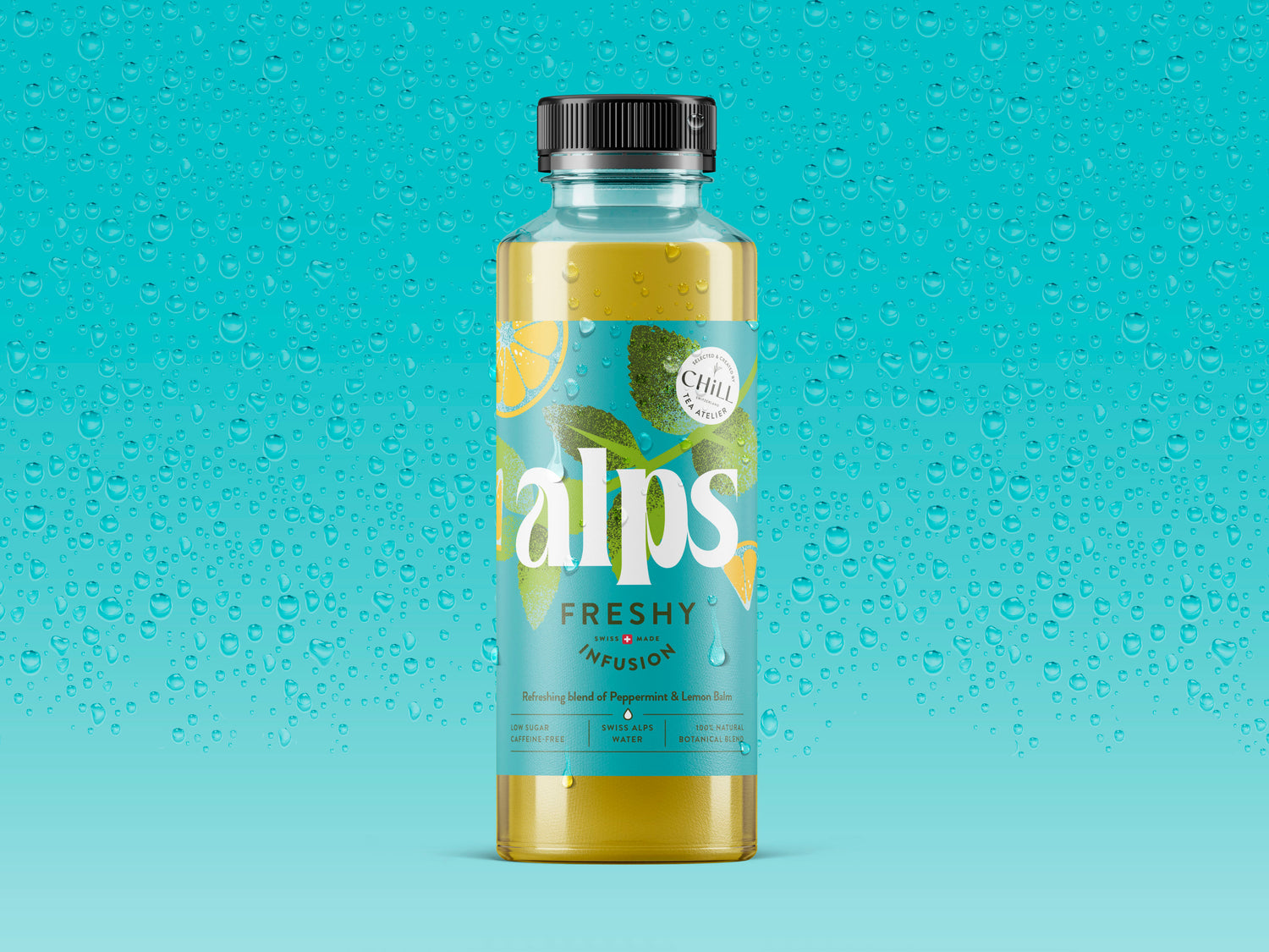 FRESHY ALPS INFUSION - Menthe poivrée, Mélisse &amp; Ortie