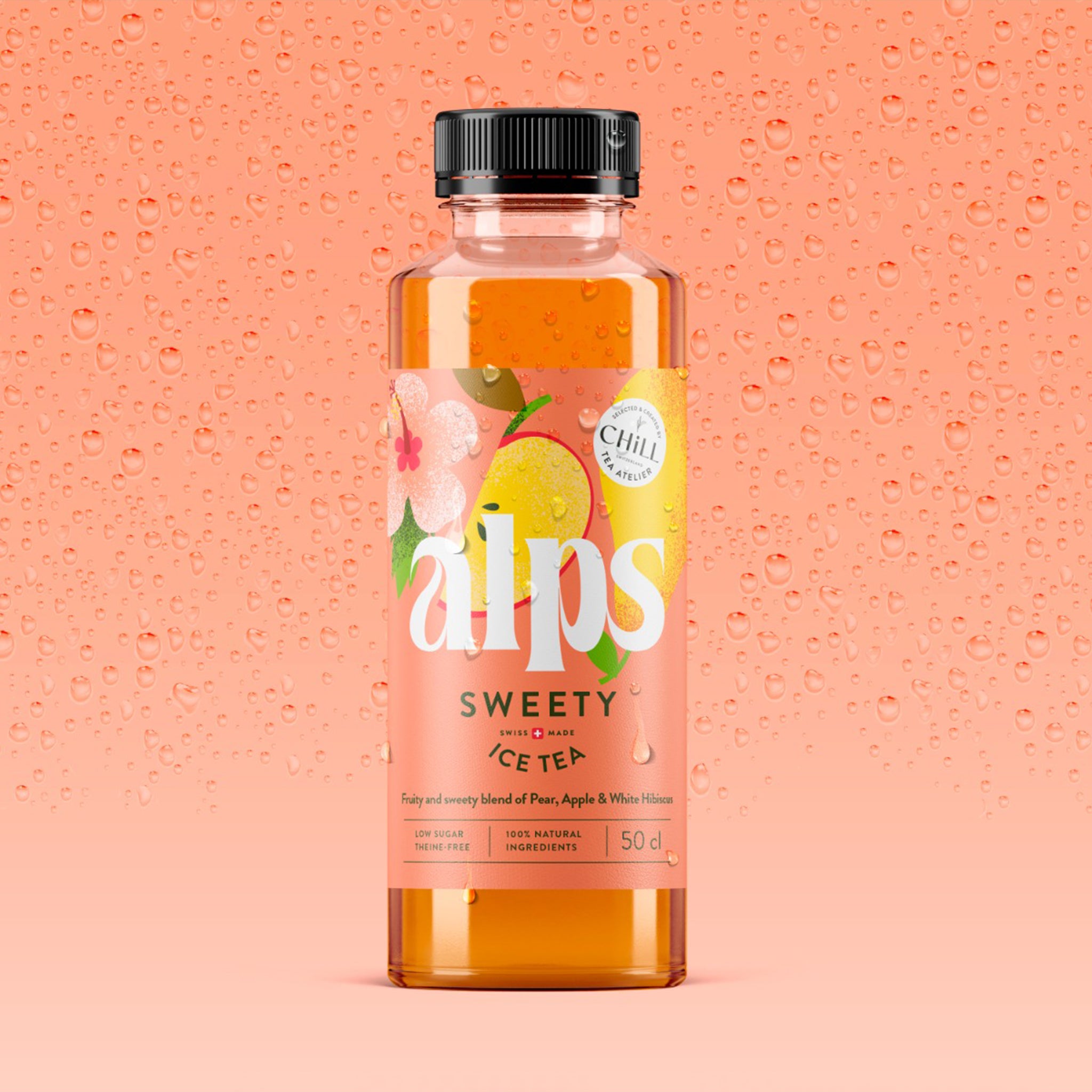 SWEETY ALPS ICE TEA - Poire,Pomme &amp; Hibiscus blanc