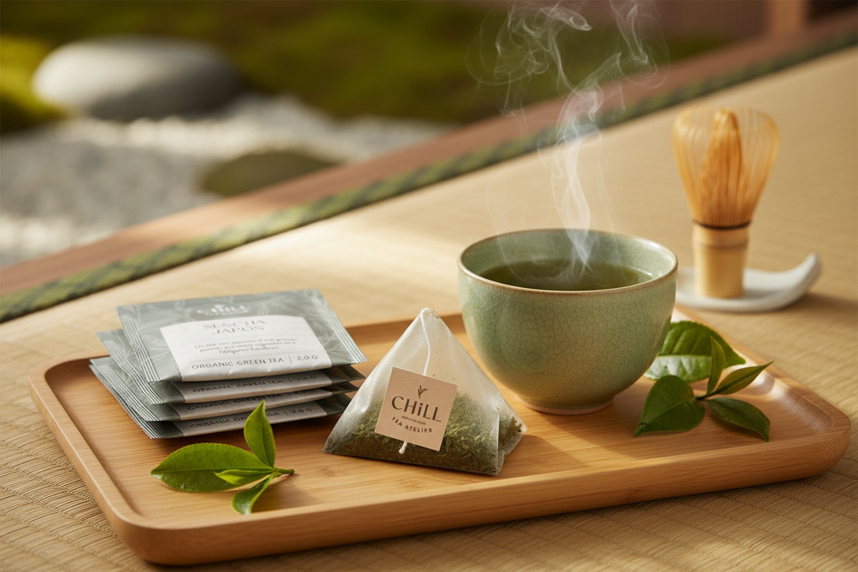 Sencha Japon Bio - Thé vert japonais lifestyle Chill Tea Atelier