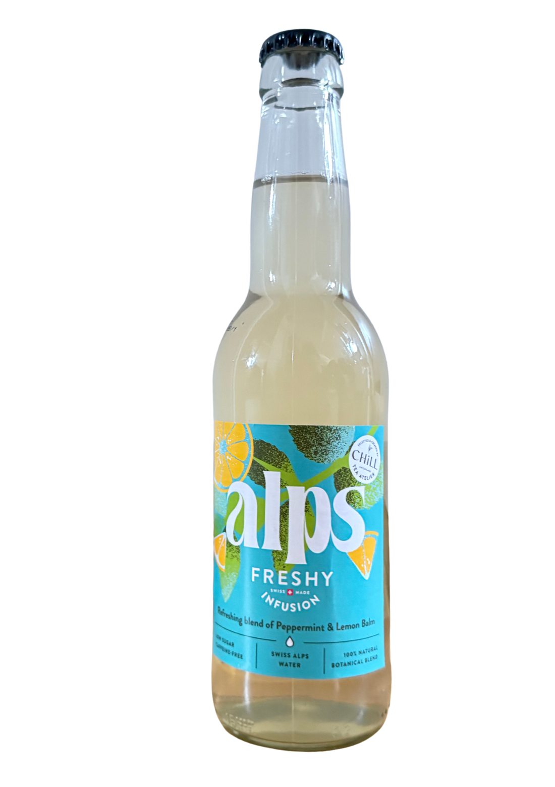 FRESHY ALPS INFUSION - Menthe poivrée, Mélisse &amp; Ortie en verre
