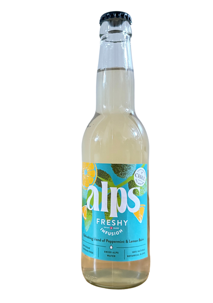 FRESHY ALPS INFUSION - Menthe poivrée, Mélisse &amp; Ortie en verre
