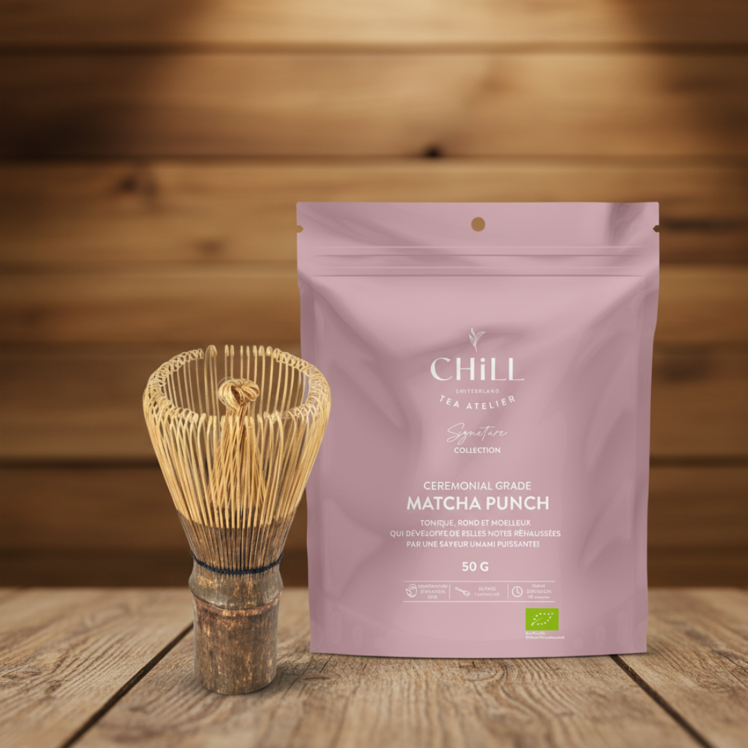 Cadeau parfait : Matcha et son fouet en bamboo