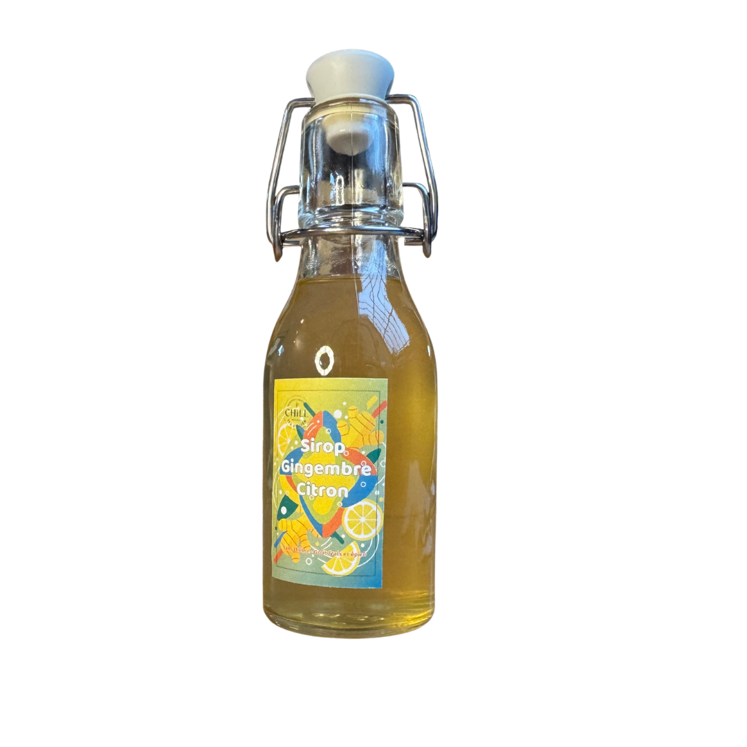 Sirop Gingembre-Citron artisanal - EDITION LIMITEE